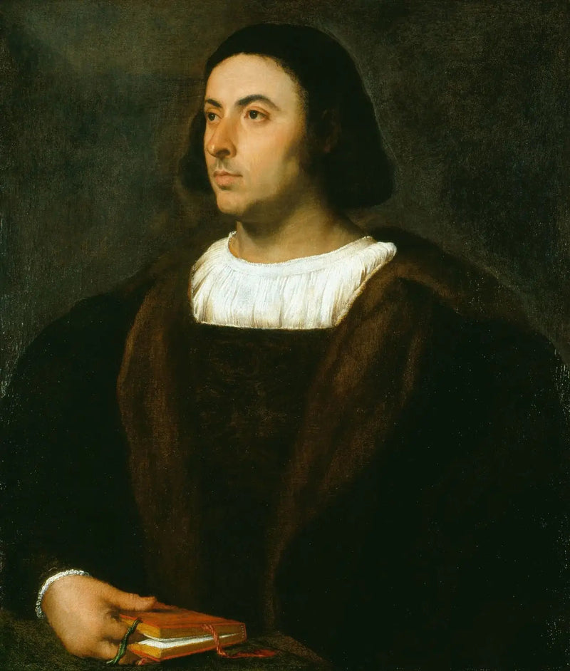 Porträtt av Jacopo Sannazaro - Titian