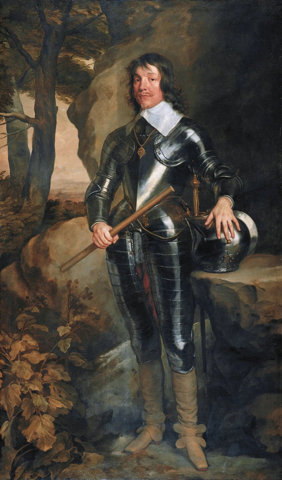 Porträtt av Jacques, 1:a hertig av Hamilton (1606-1649) - Antoine van Dyck