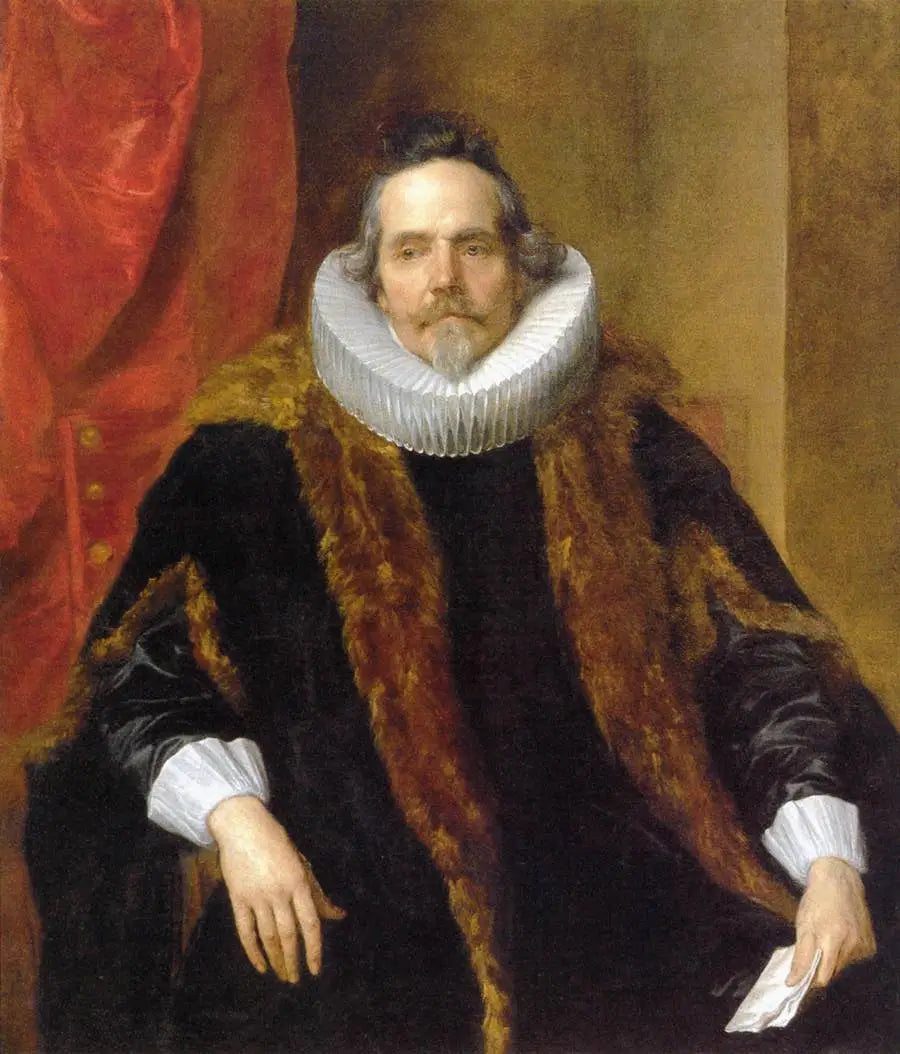 Porträtt av Jacques Le Roy - Antoine van Dyck