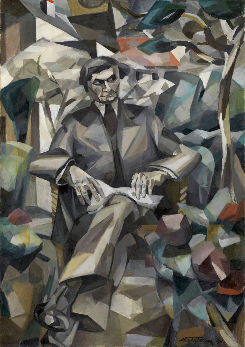 Porträtt av Jacques Nayral - Albert Gleizes