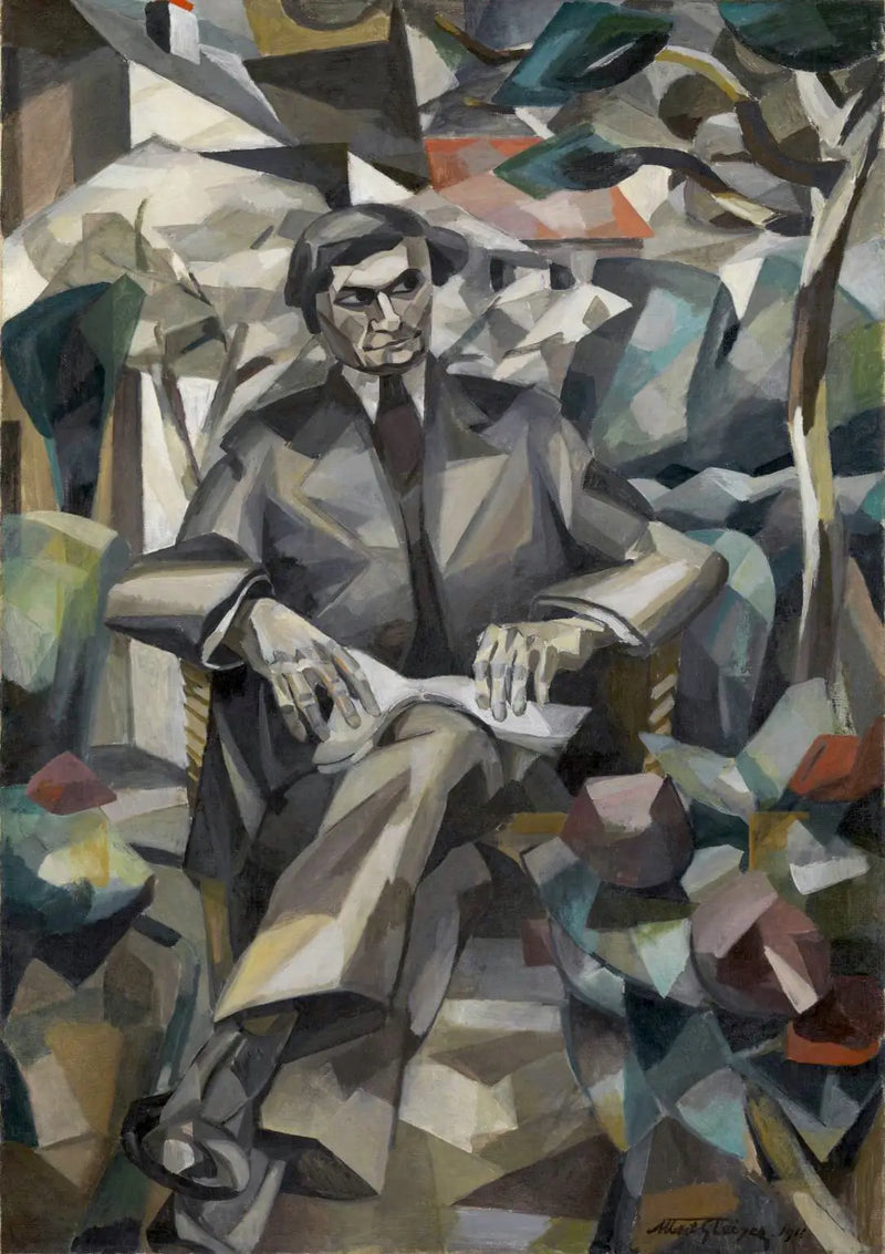 Porträtt av Jacques Nayral - Albert Gleizes