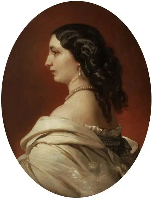 Porträtt av Jadwiga Branicka född Potocka. - Franz Xaver Winterhalter