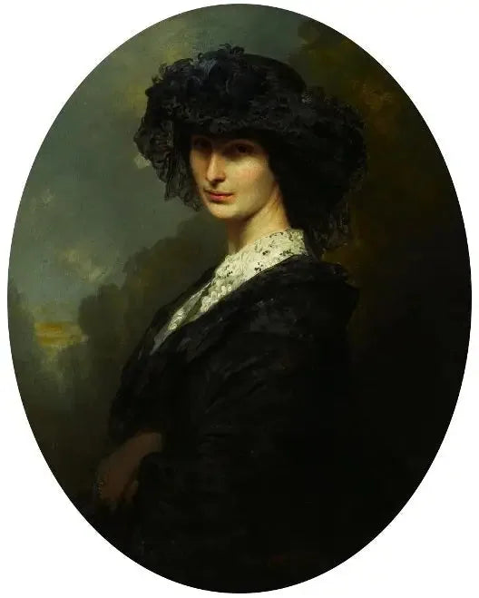 Porträtt av Jadwiga Branicka född Potocka. - Franz Xaver Winterhalter