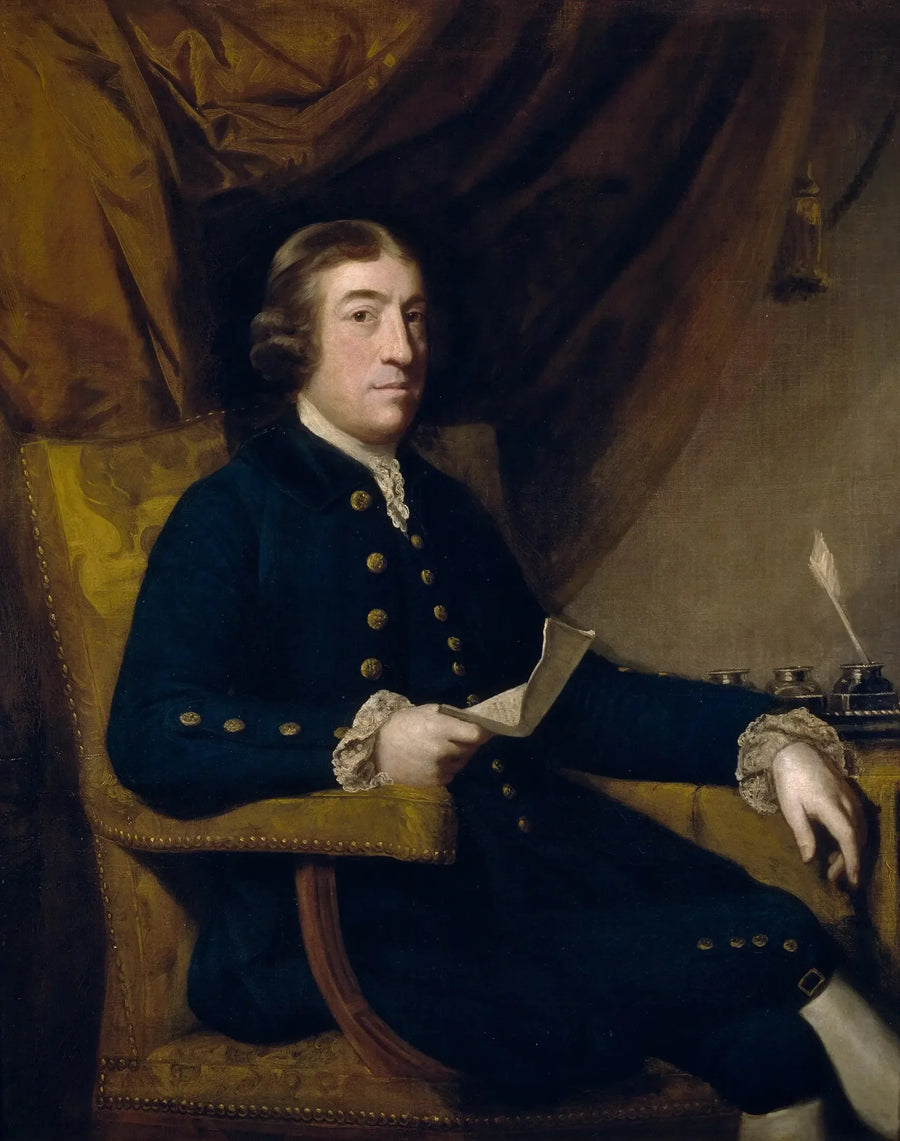 Porträtt av James Bourdieu - Joshua Reynolds