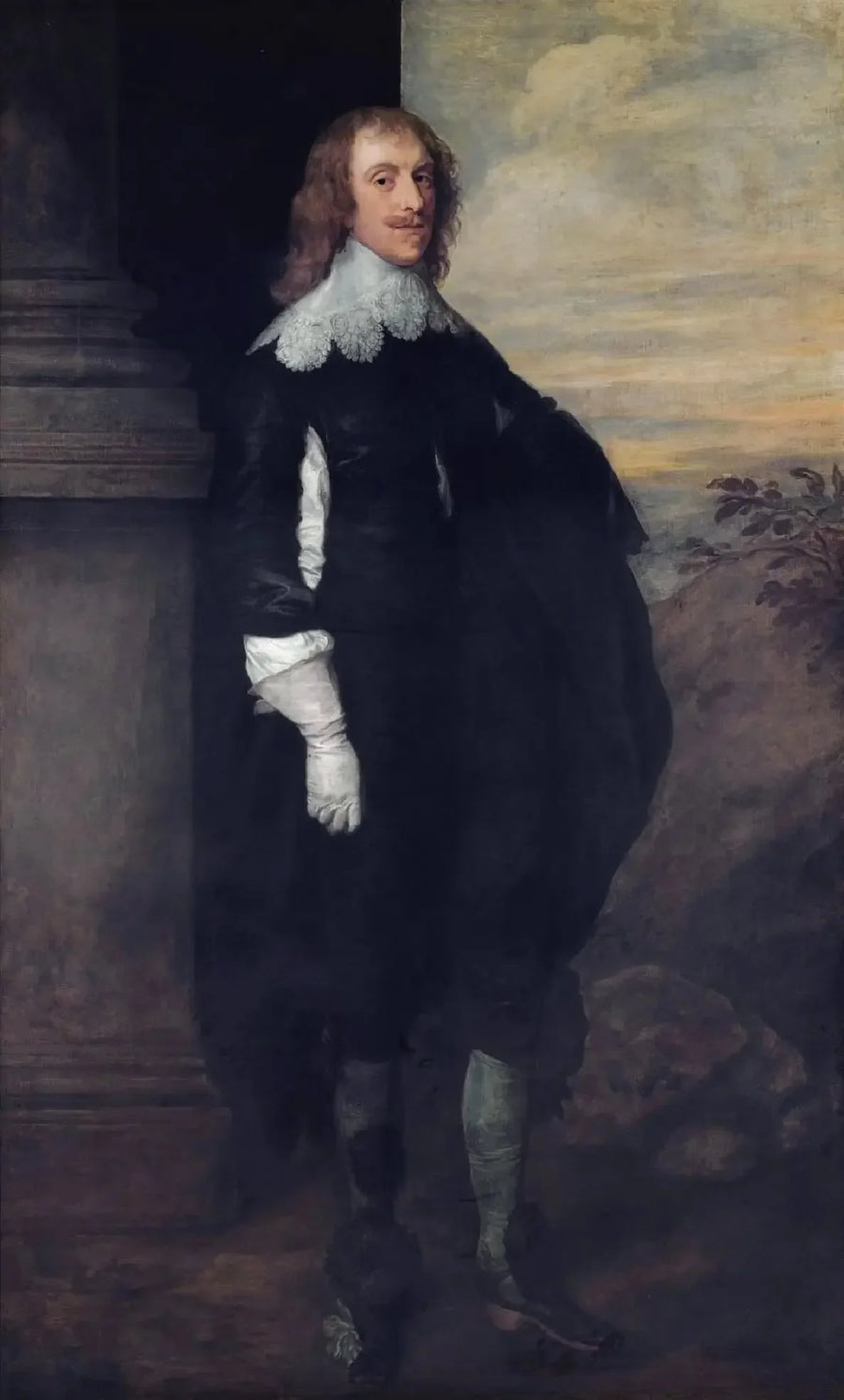 Porträtt av James Hay, 2:e earl av Carlisle (ca 1612–1660) - Antoine van Dyck