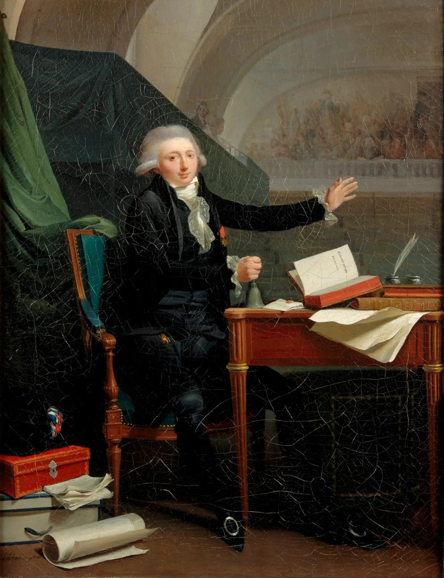 Porträtt av Jan Anthony d'Averhoult (1756-1792) - Louis-Léopold Boilly