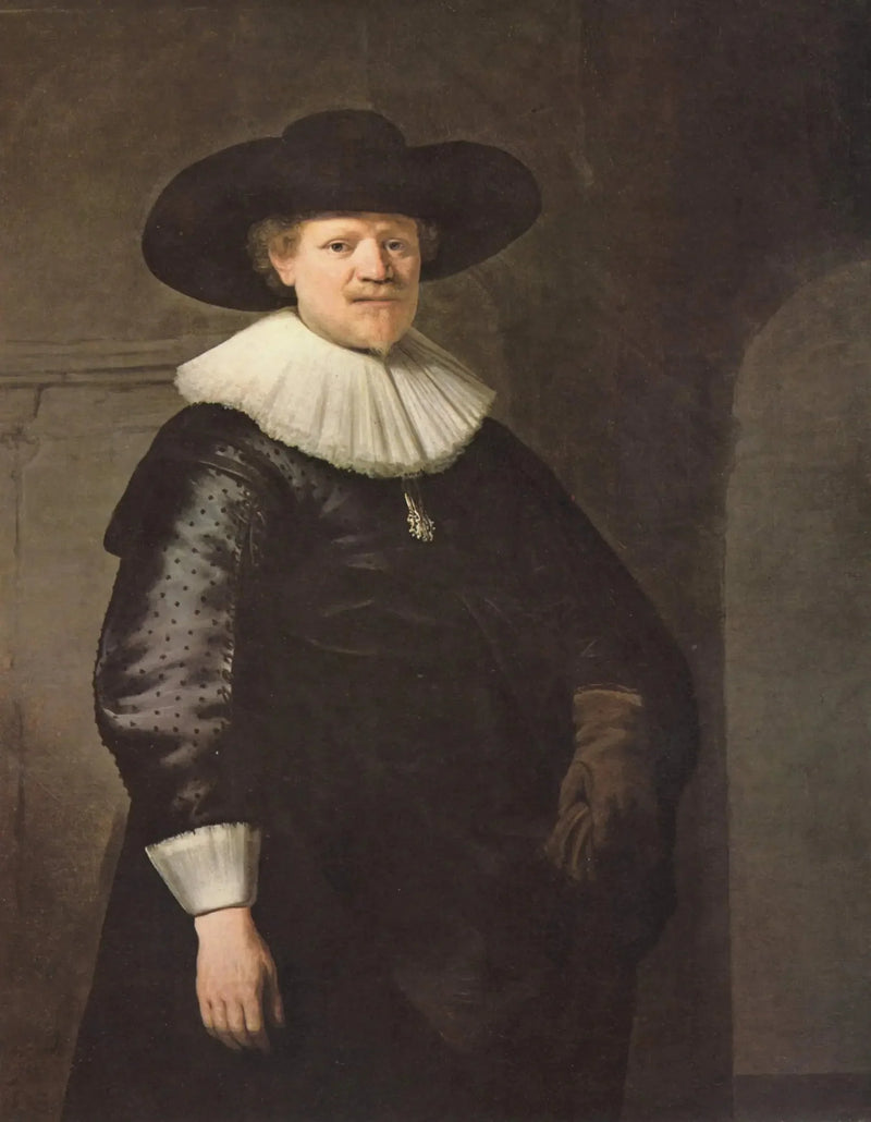 Porträtt av Jan Harmensz. Krul - Rembrandt