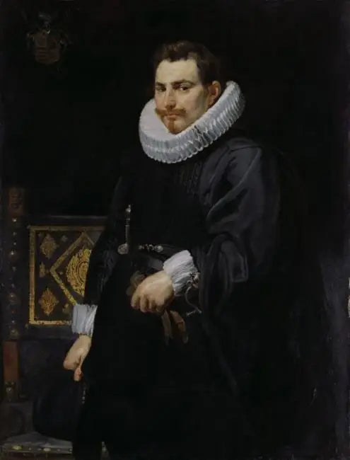 Porträtt av Jan Vermoelen (1589-1656), högsta befälhavare för den spanska flottan, 1616 - Peter Paul Rubens