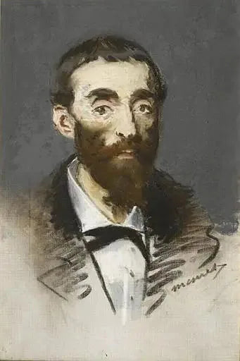 Porträtt av Jean de Cabanes, kallad Cabaner, musiker - Édouard Manet
