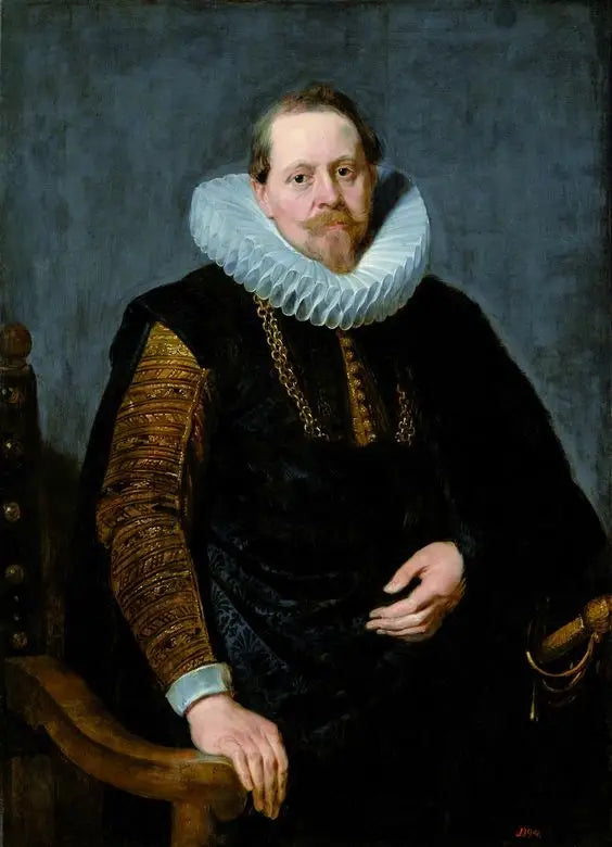 Porträtt av Jean Charles de Cordes. - Peter Paul Rubens