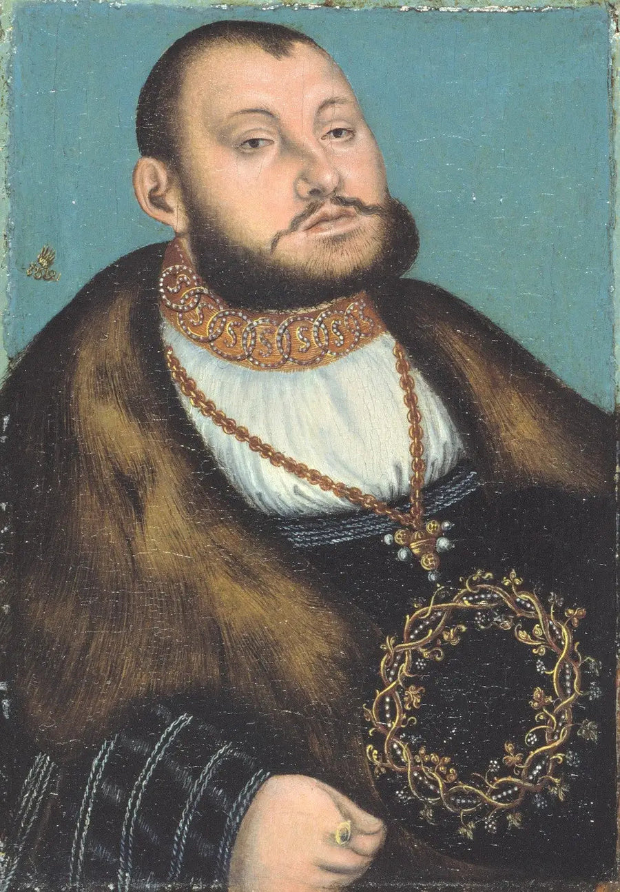 Porträtt av Jean-Frédéric I den Store - Lucas Cranach den Äldre