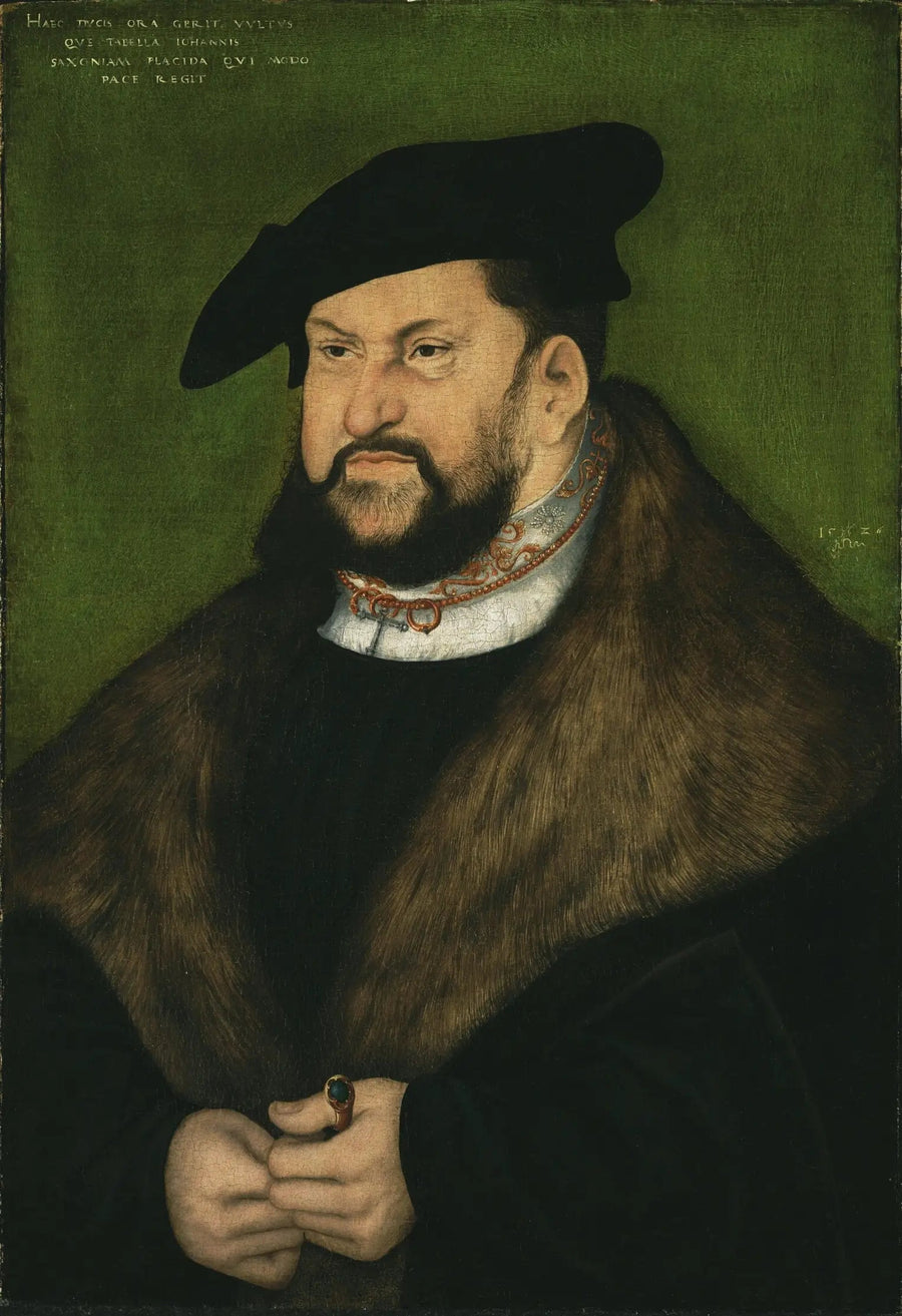 Porträtt av Jean le Constant, vald av Sachsen - Lucas Cranach den äldre