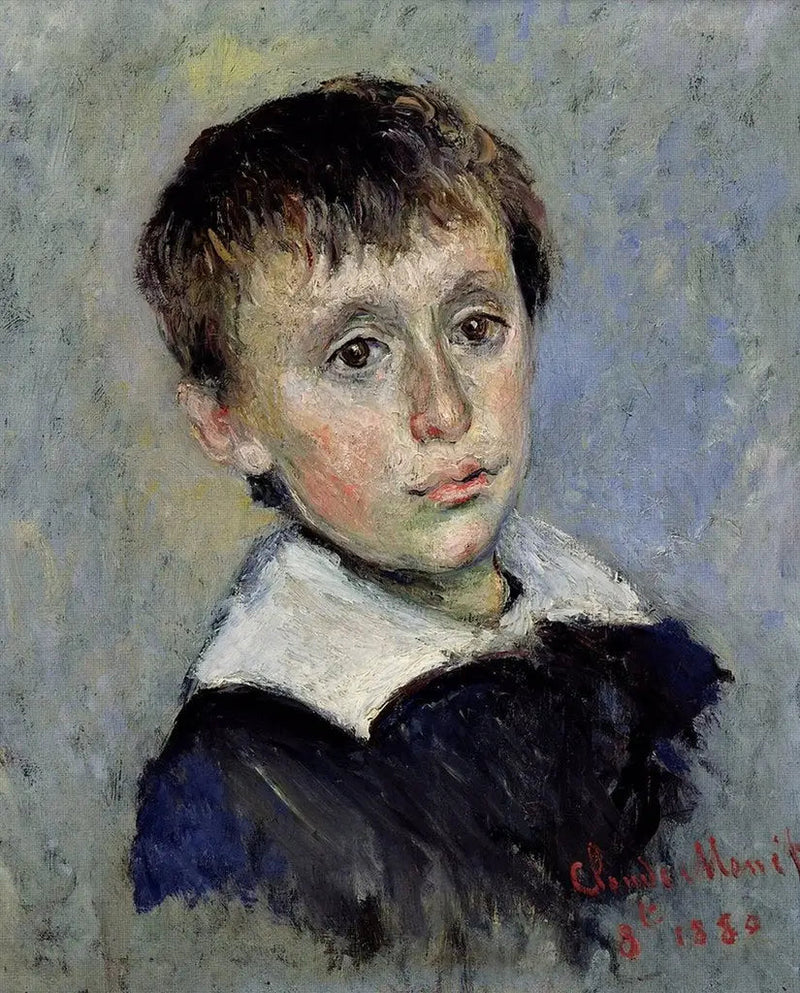 Porträtt av Jean Monet - Claude Monet