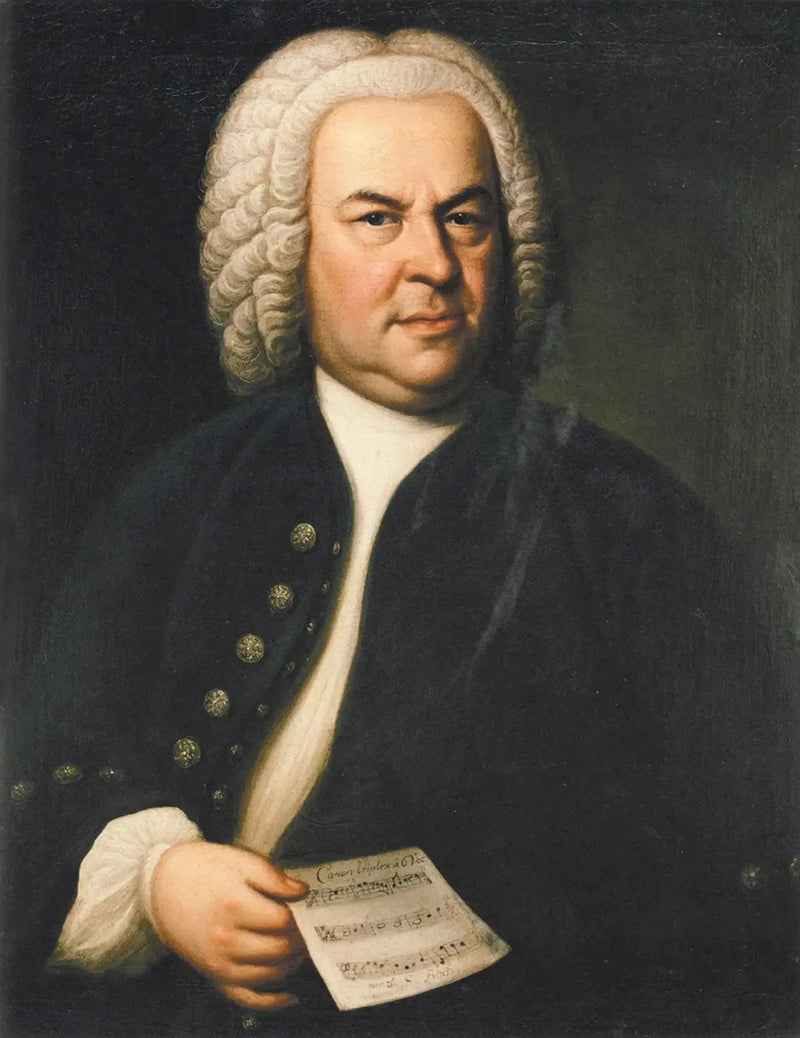 Porträtt av Jean-Sébastien Bach - Elias Gottlob Haussmann