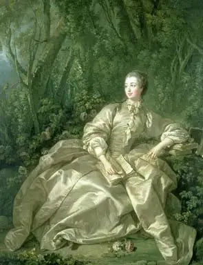 Porträtt av Jeanne-Antoinette Poisson, markisinna de Pompadour - François Boucher