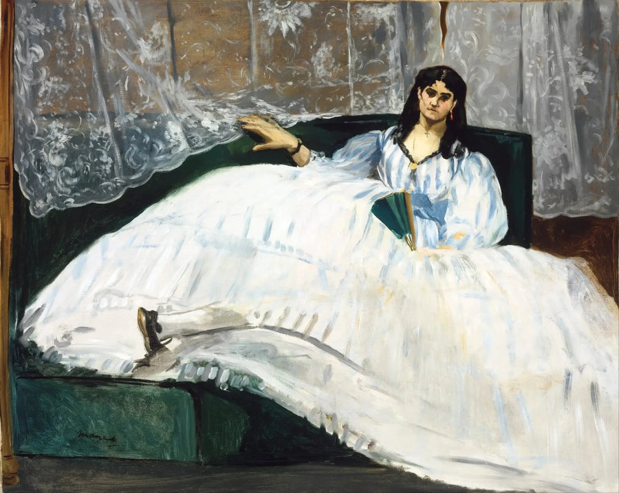 Porträtt av Jeanne Duval - Édouard Manet