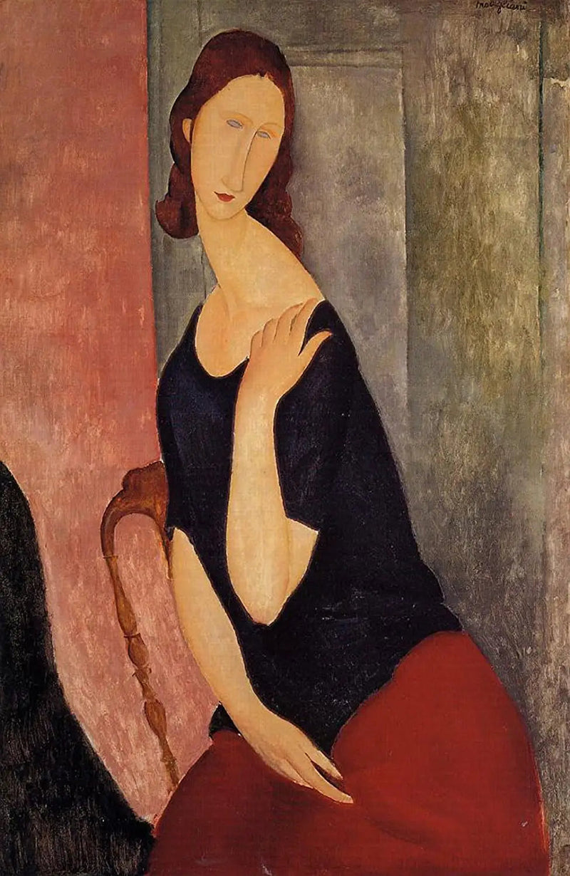 Porträtt av Jeanne Hébuterne - Amedeo Modigliani