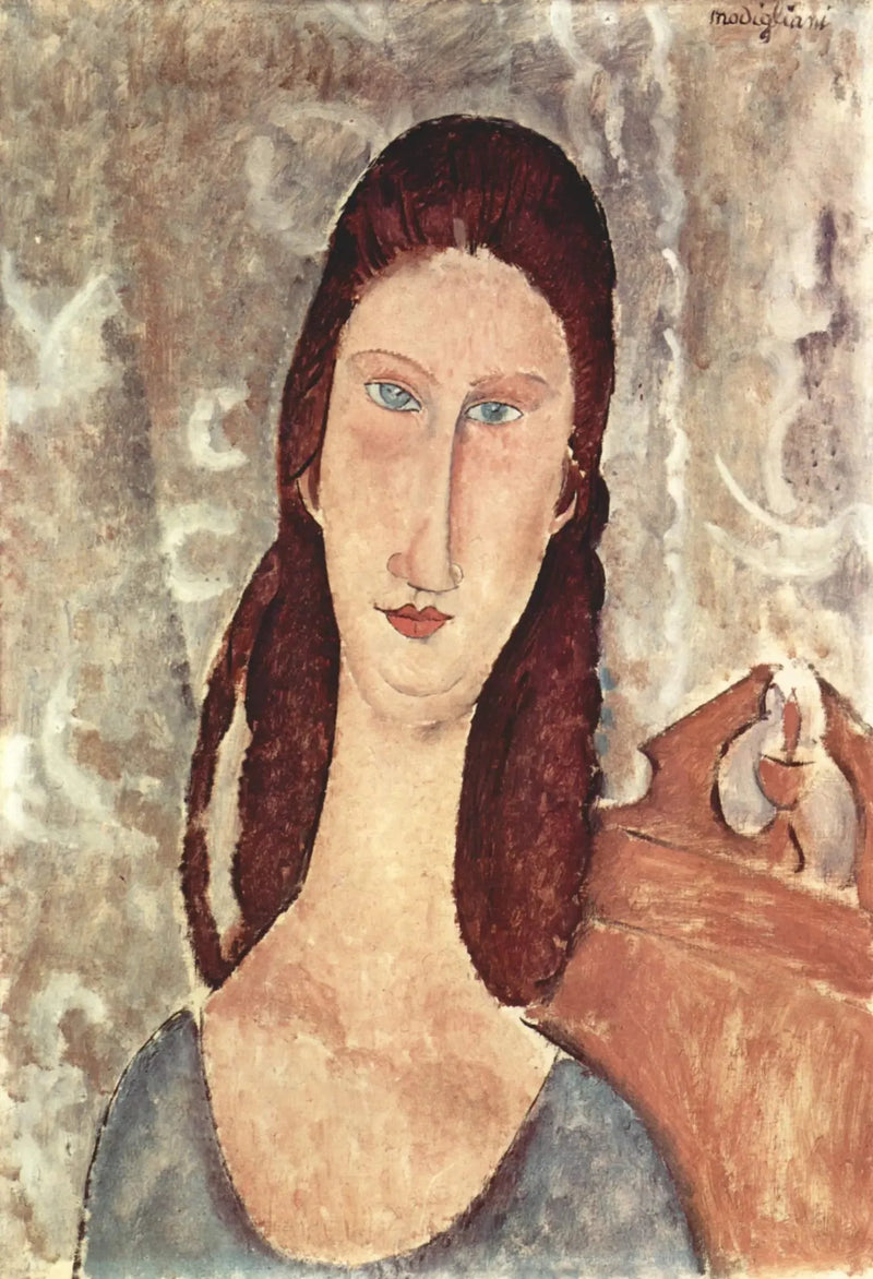 Porträtt av Jeanne Hébuterne - Amedeo Modigliani