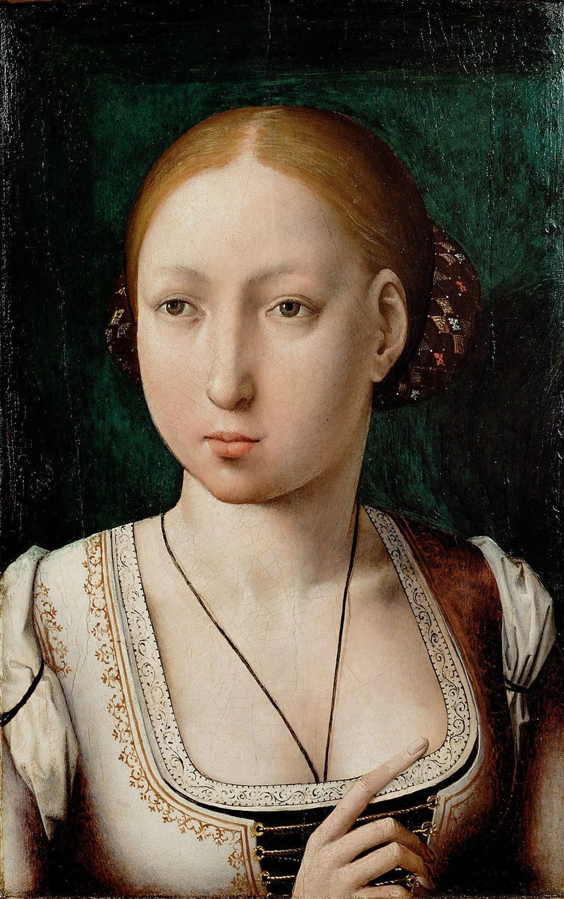 Porträtt av Jeanne den galna - Juan de Flandes