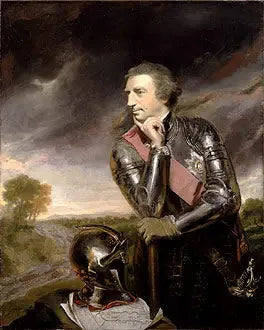 Porträtt av Jeffrey Amherst (1717-1797), brittisk general - Joshua Reynolds