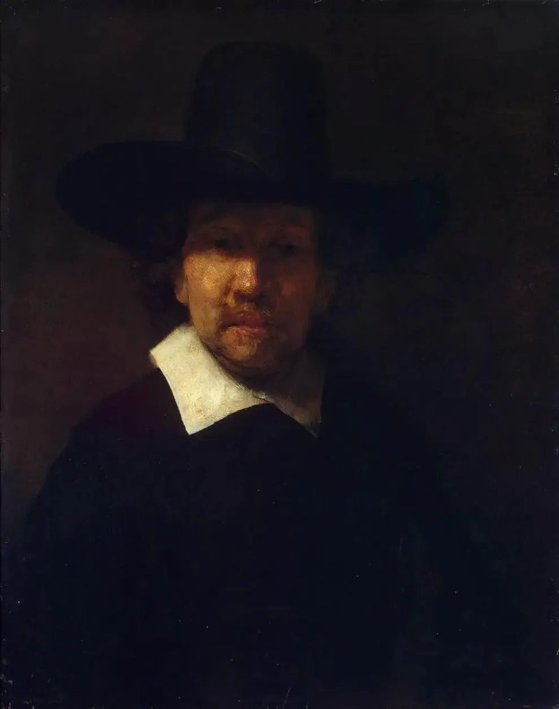 Porträtt av Jérémie de Decker - Rembrandt