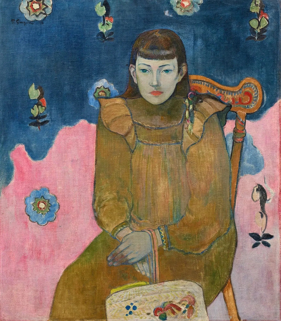 Porträtt av ung flicka Vaité Goupil - Paul Gauguin