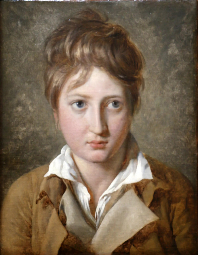 Porträtt av ung pojke - Jacques-Louis David