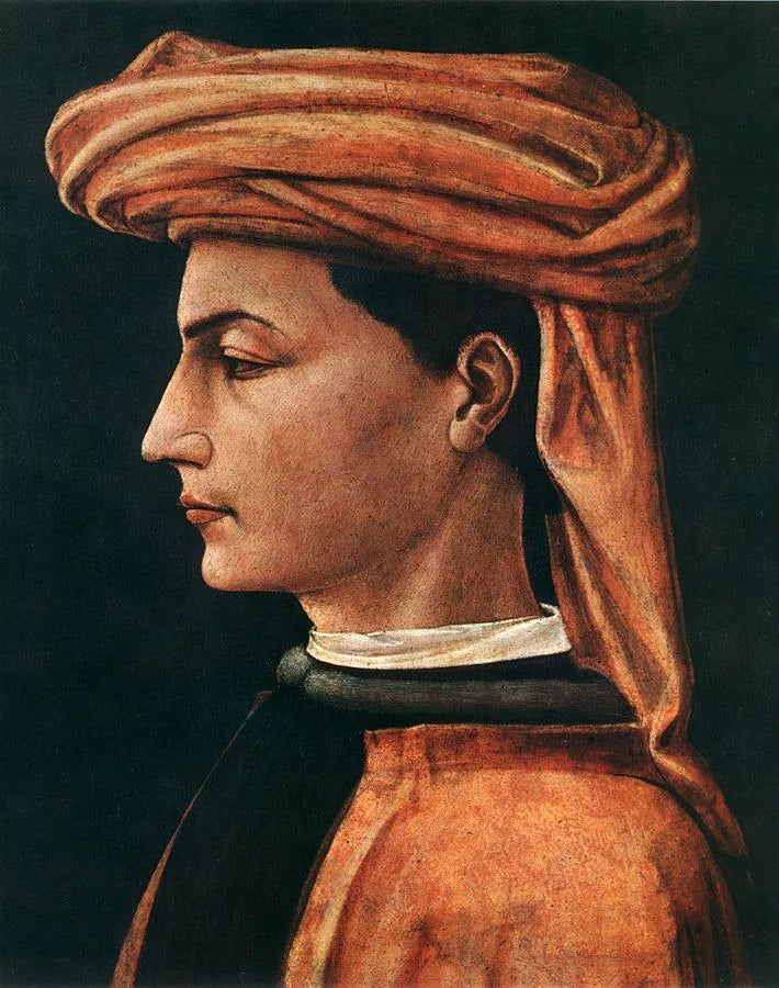 Porträtt av ung man - Domenico Veneziano