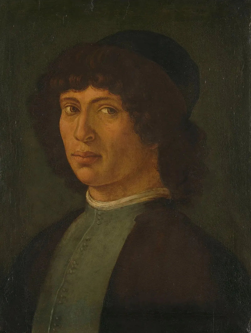 Porträtt av ung man - Filippino Lippi