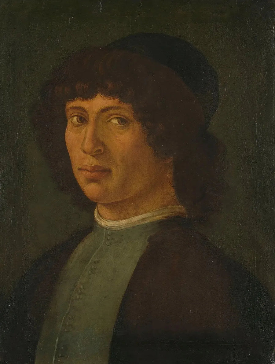 Porträtt av ung man - Filippino Lippi