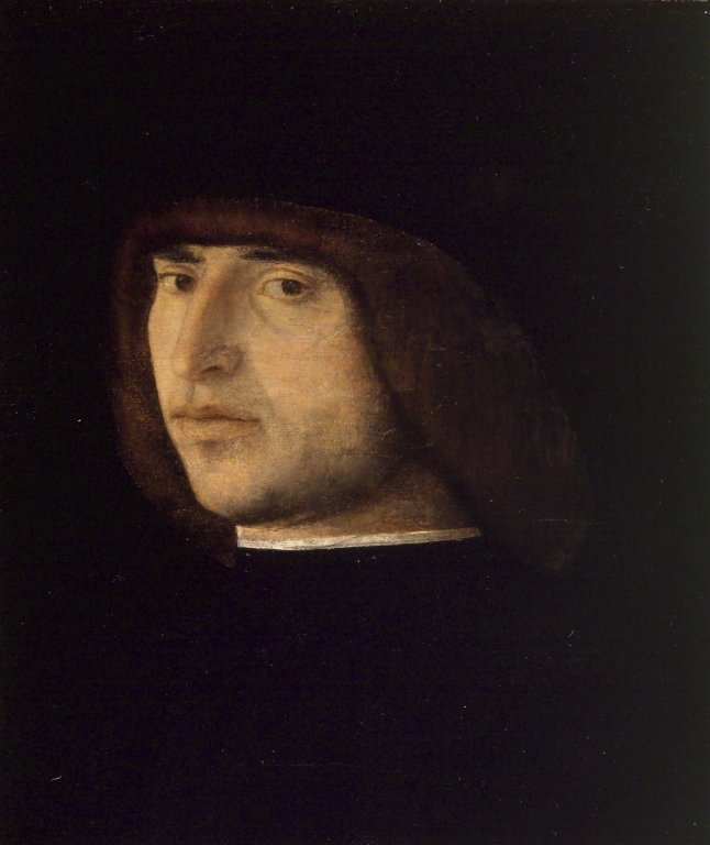Porträtt av ung man - Giovanni Bellini
