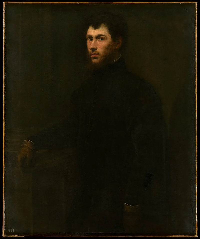 Porträtt av ung man - Jacopo Tintoretto