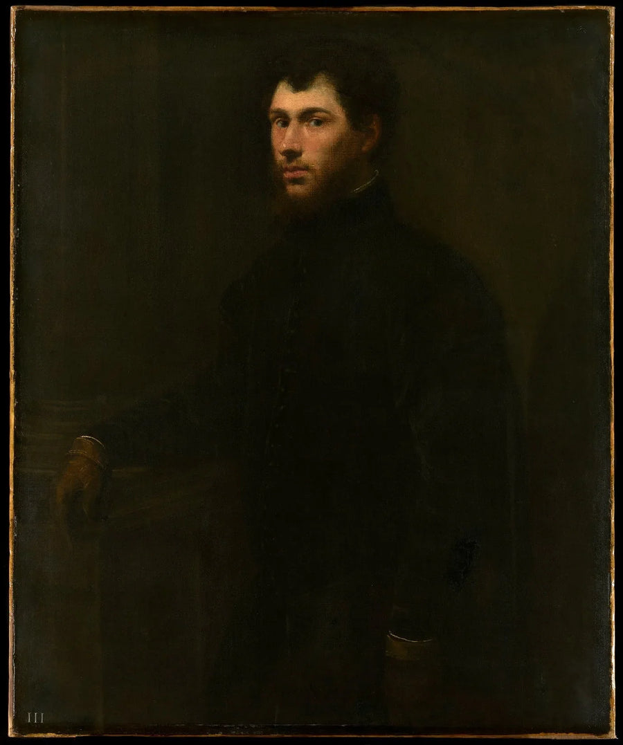 Porträtt av ung man - Jacopo Tintoretto