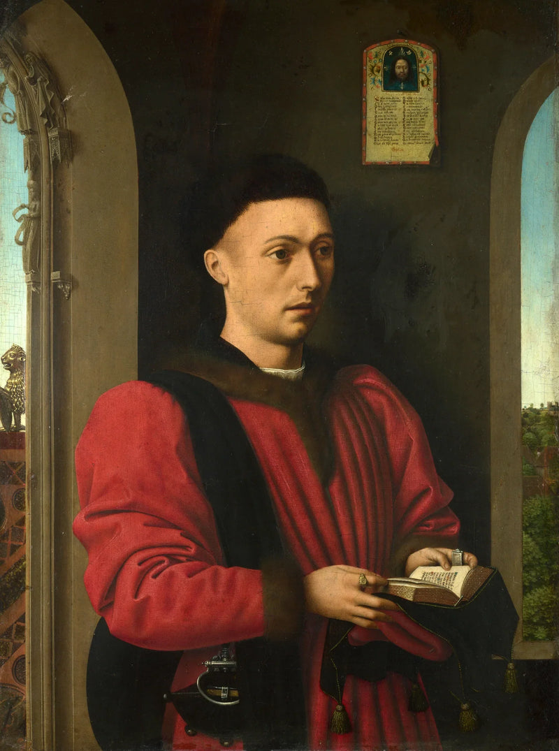 Porträtt av ung man - Petrus Christus