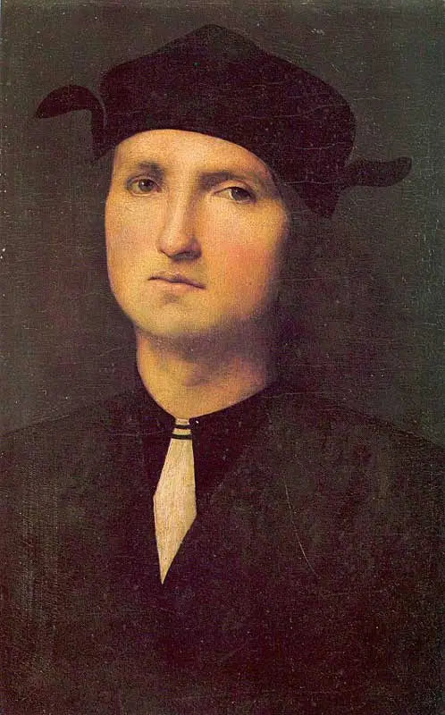 Porträtt av ung man - Pietro Perugino