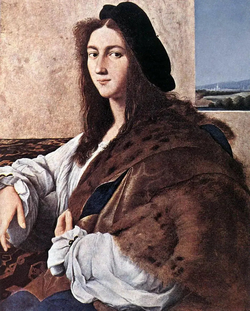 Porträtt av ung man - Raphael Sanzio