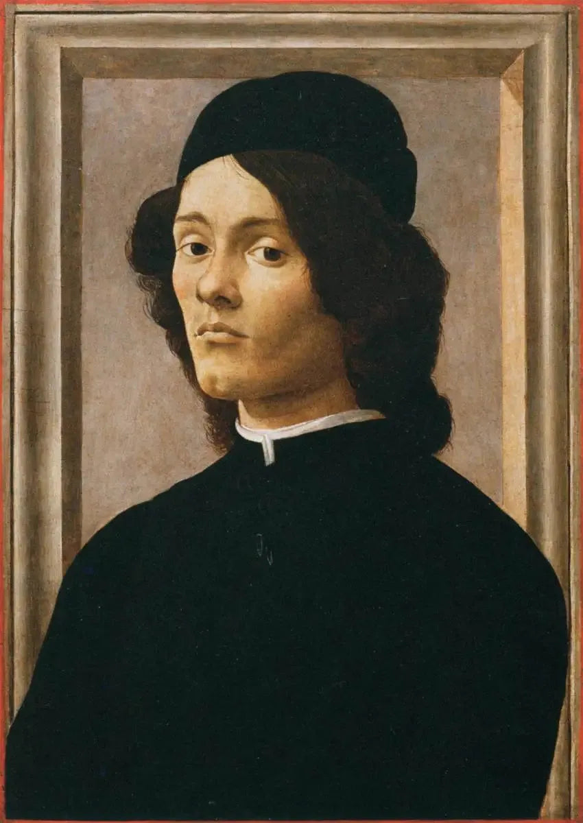 Porträtt av en ung man - Sandro Botticelli