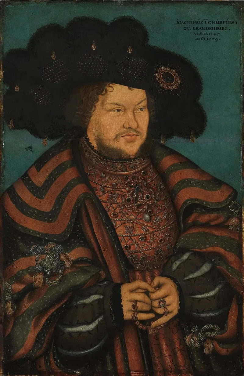 Porträtt av Joachim I. Nestor, kurfurste av Brandenburg - Lucas Cranach den äldre