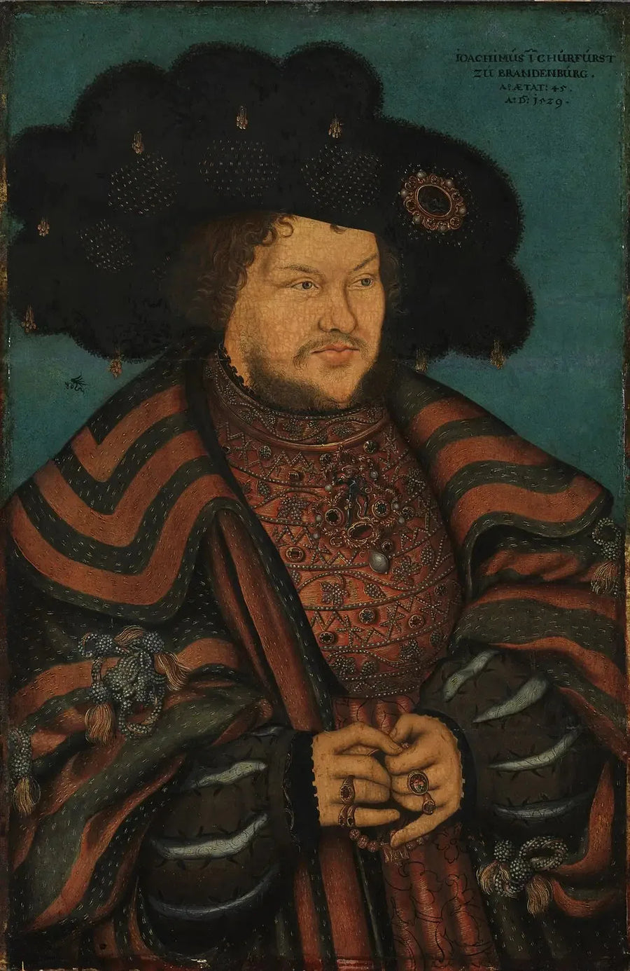 Porträtt av Joachim I. Nestor, kurfurste av Brandenburg - Lucas Cranach den äldre