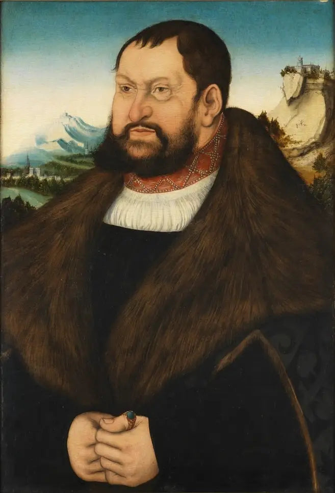 Porträtt av Johann der Beständige - Lucas Cranach den äldre