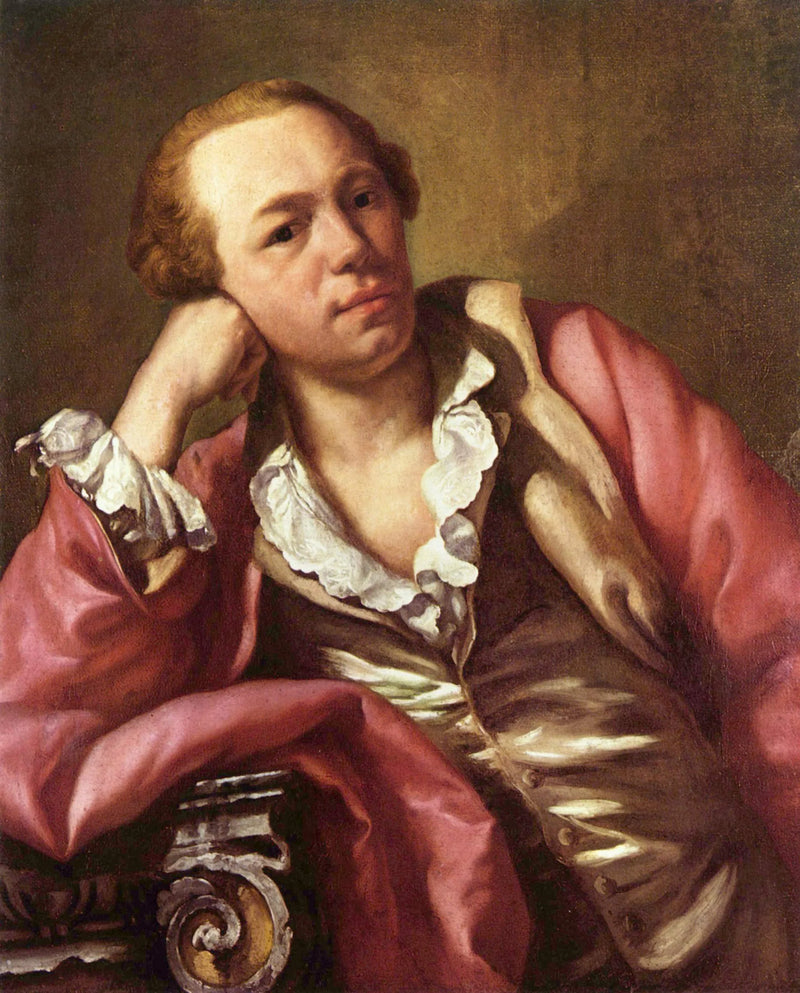 Porträtt av Johann Dietrich Heumann (1724-1774) - Anton Raphael Mengs