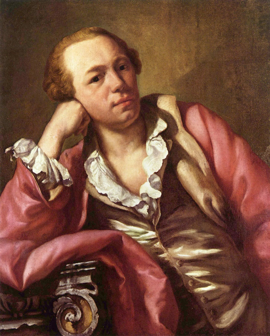 Porträtt av Johann Dietrich Heumann (1724-1774) - Anton Raphael Mengs