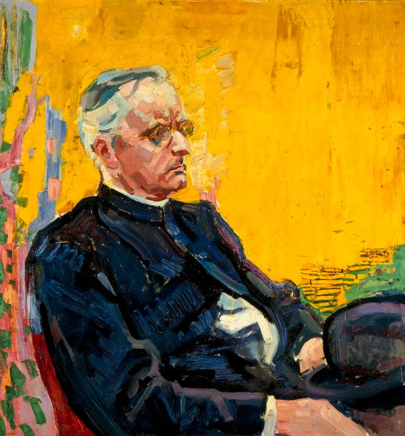 Porträtt av Johann Heinrich Schrörs (1852-1928) - Jan Toorop