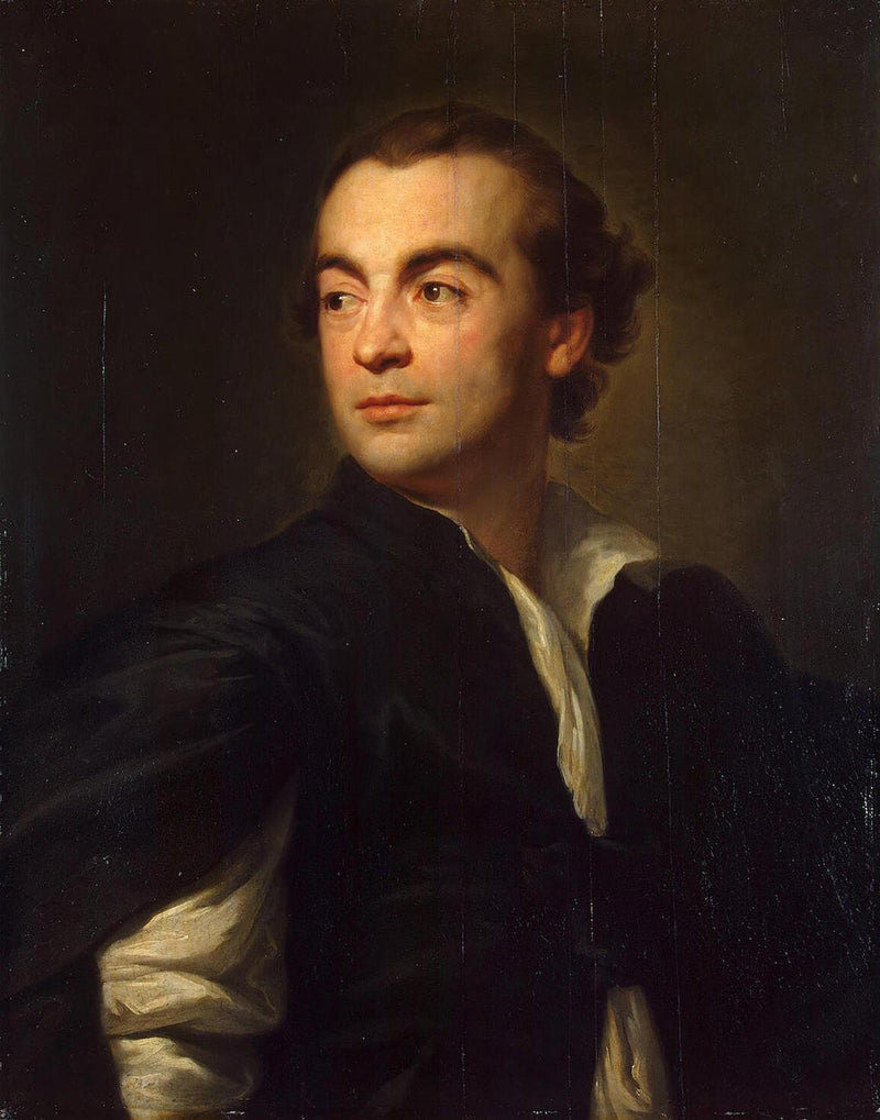 Porträtt av Johann Joachim Winckelmann (?) - Anton Raphael Mengs