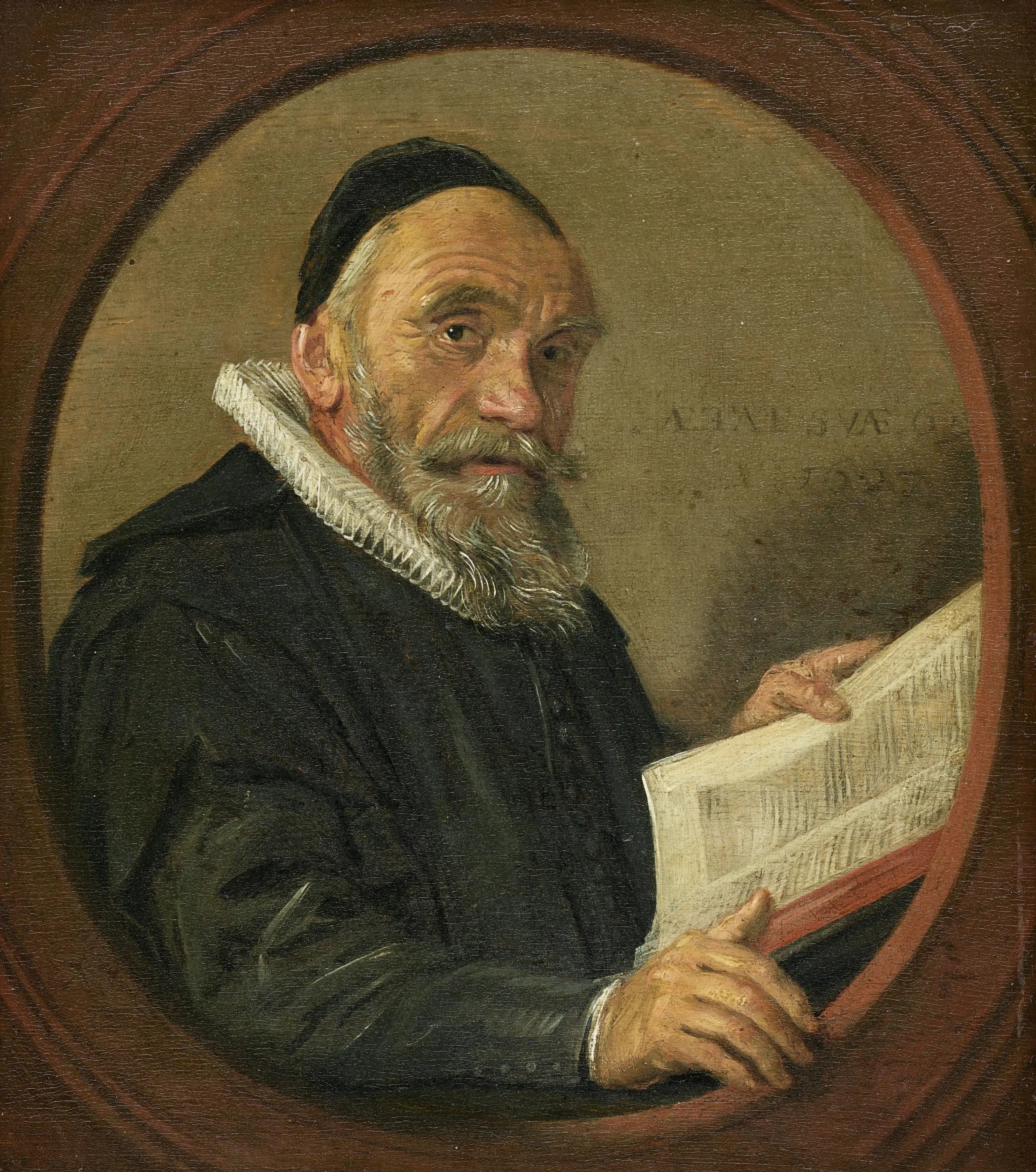 Portrait de Johannes Acronius - Frans Hals - Alpha Reproduction