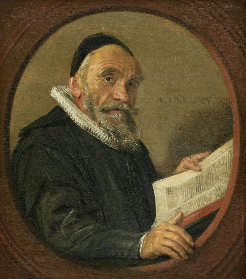 Porträtt av Johannes Acronius - Frans Hals