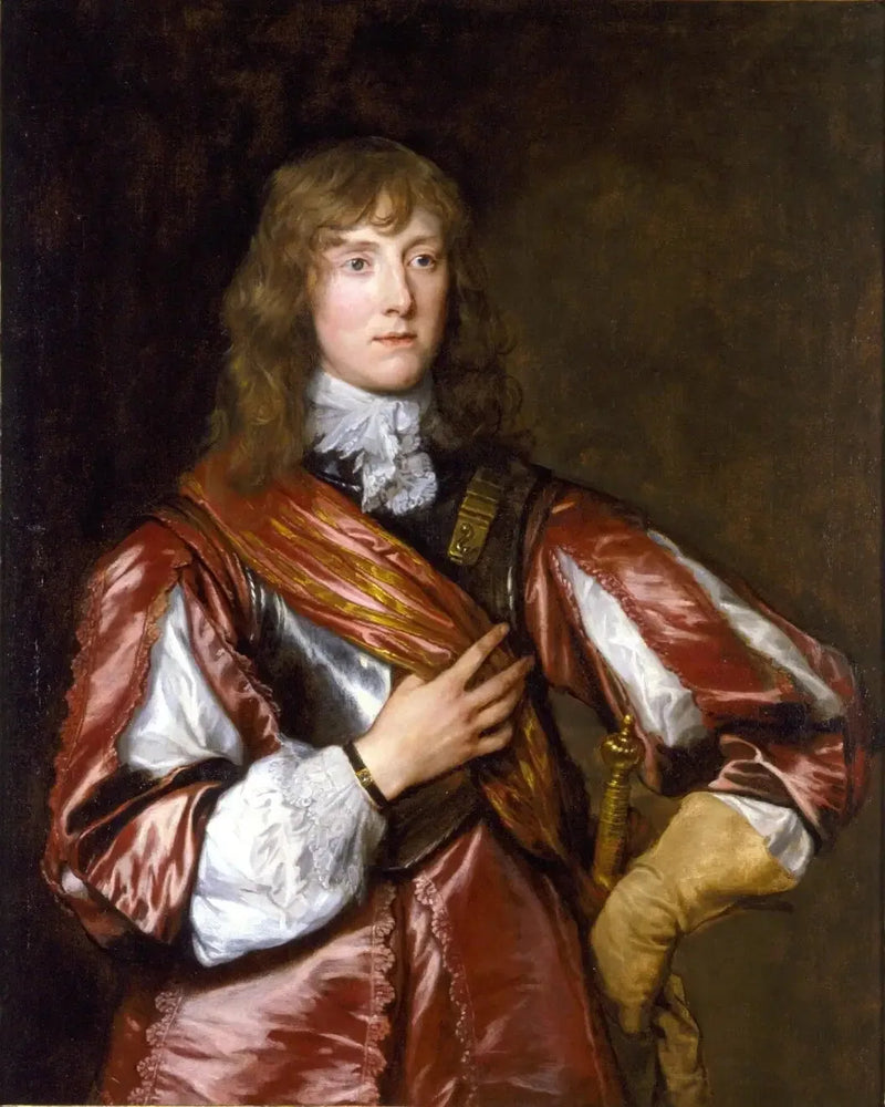 Porträtt av John Belasyse, senare 1:a Lord Belasyse de Worlaby (1614-1689) - Antoine van Dyck