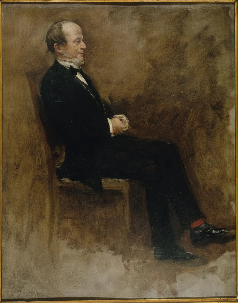 Porträtt av John Lemoine (1815-1892), publicist, chefredaktör för 