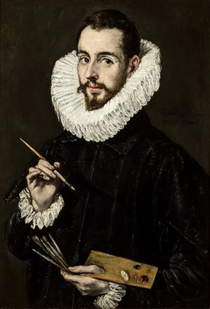 Porträtt av Jorge Manuel Theotocopouli - El Greco