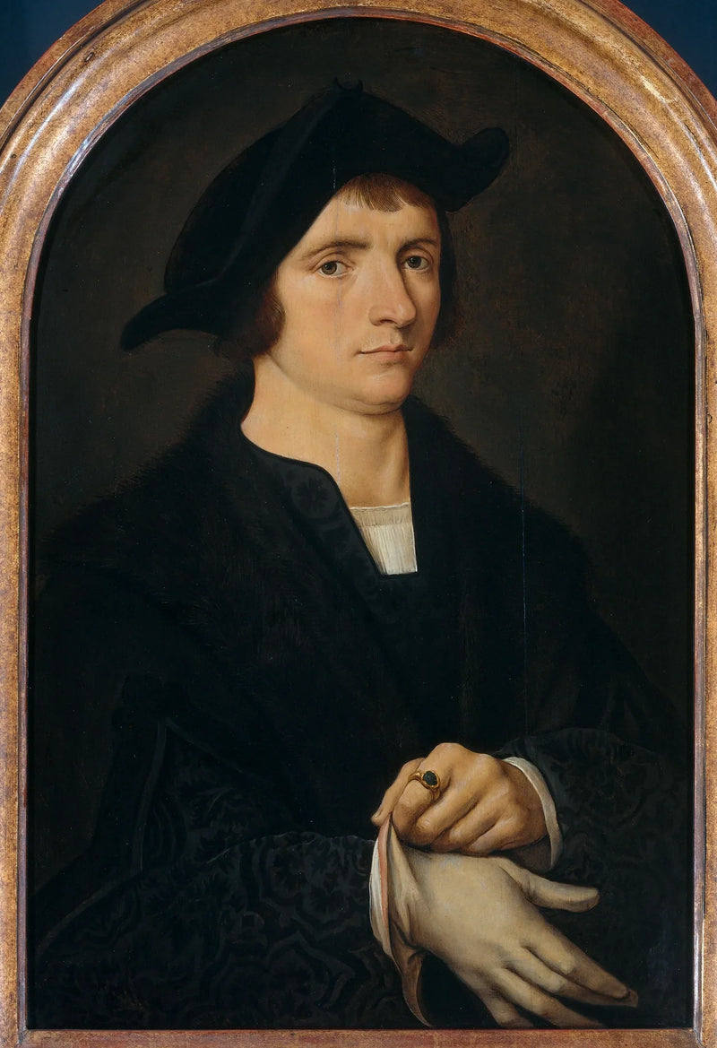 Porträtt av Joris Vézeleer - Joos van Cleve
